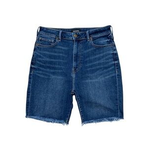 True Religion Mid Rise Cut Off Shorts Women’s 32w Casual Denim Bermuda Jorts